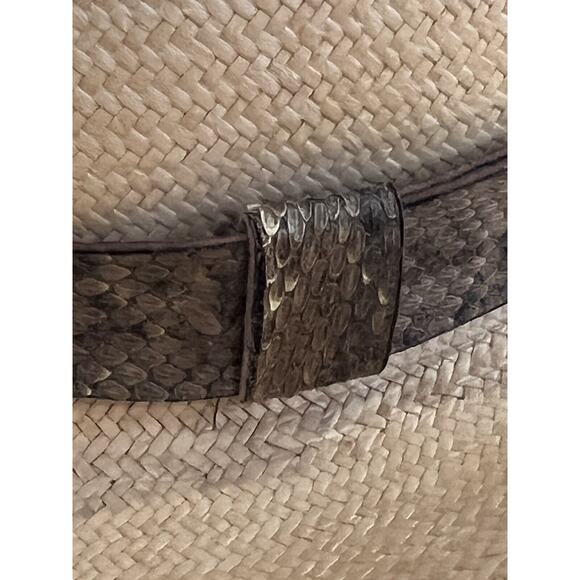 Stetson Rattlesnake Straw Cowboy Rattle Included Hat Size 6 7/8 - 55 6X - Picture 15 of 16